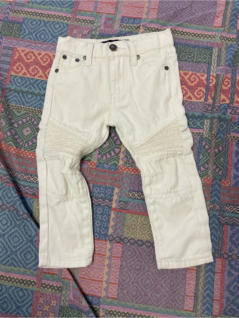 Cream  3 Toddler Biker Jeans Blue Cult
